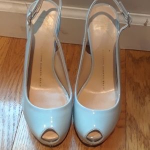 Giuseppe Zanotti Blue Sling Platforms